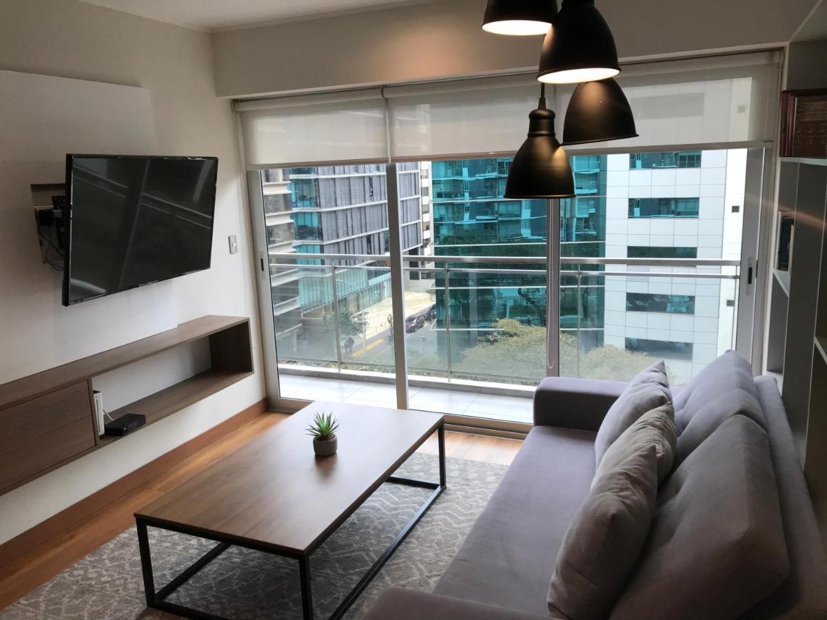Hermoso Apartamento Con Piscina Miraflores- Canvas Distretto di Distretto di Lima Esterno foto