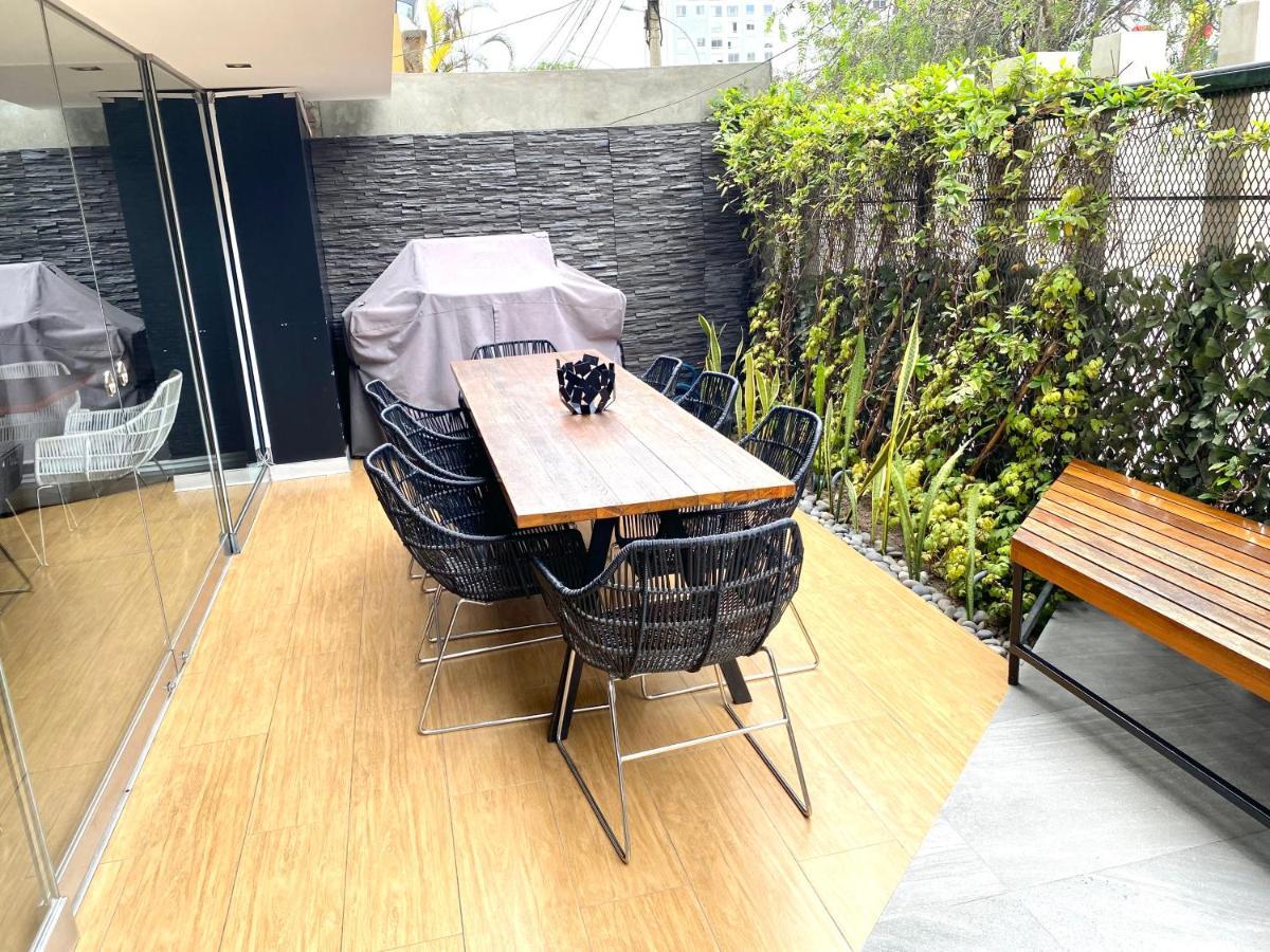 Hermoso Apartamento Con Piscina Miraflores- Canvas Distretto di Distretto di Lima Esterno foto